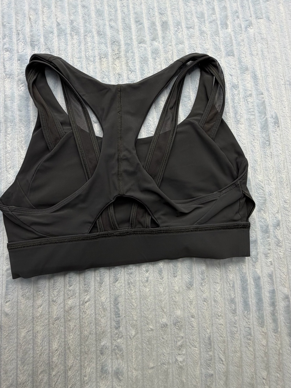 lululemon athletica Black Strappy Racerback Sports Bra